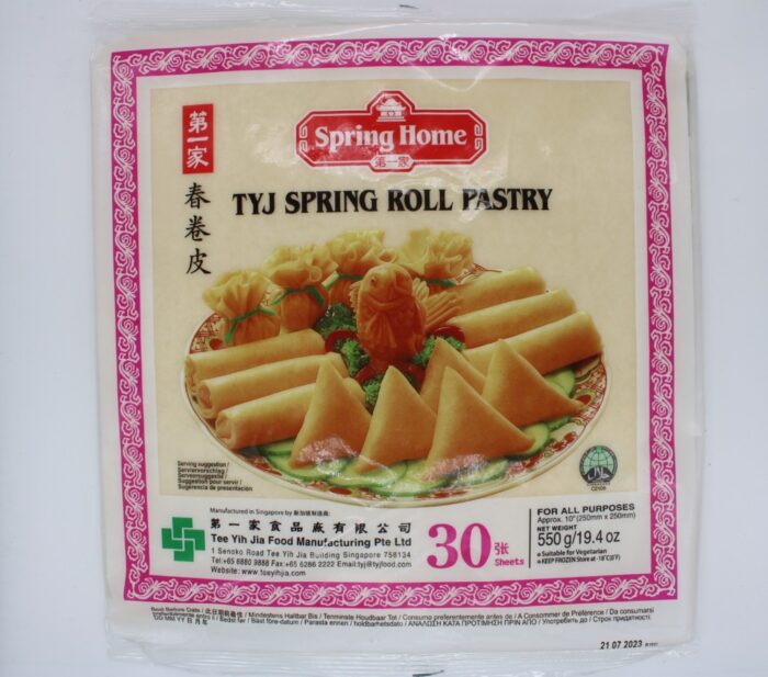 TYJ SPRING ROOL PASTRY 10inch X 30 - Image 1