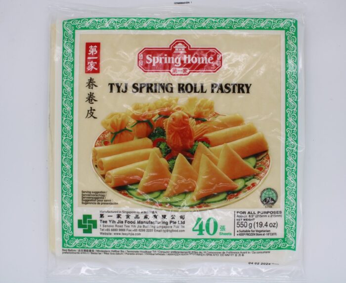 TYJ SPRING ROOL PASTRY 8.5 inch X 40 - Image 1