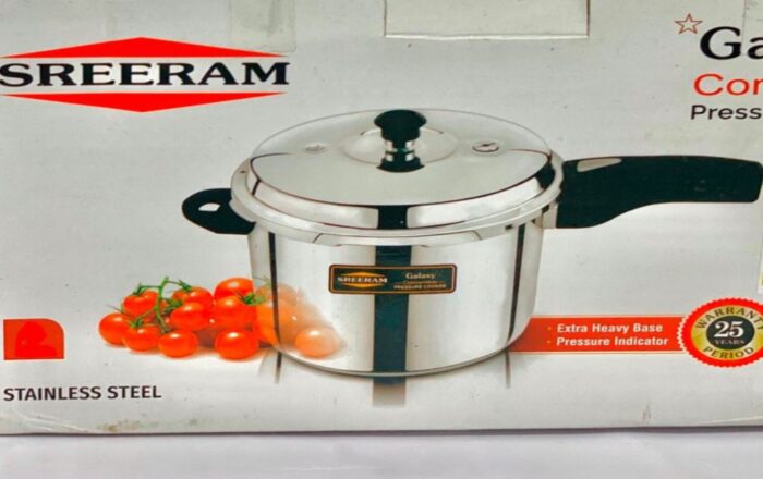 SREERAM P.COOKER STEEL GALAXY 3 LTR - Image 1